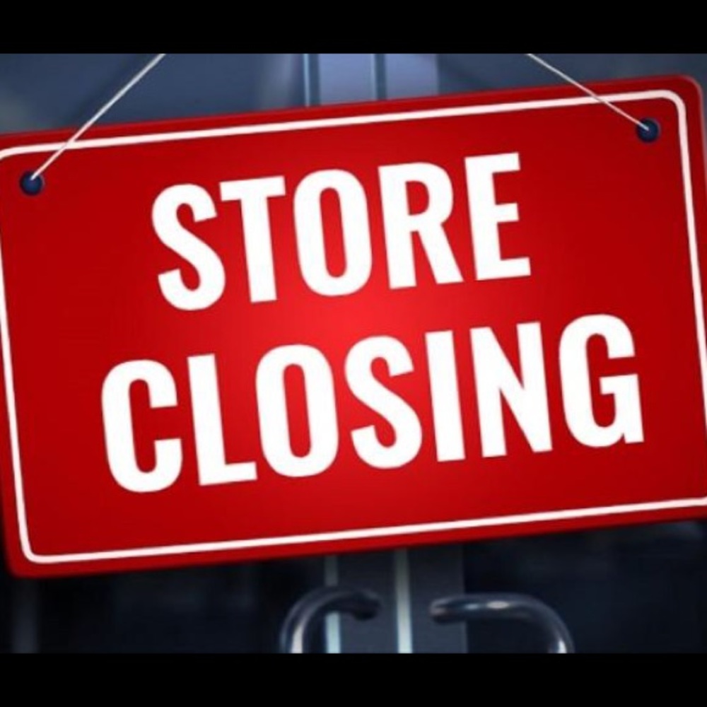 Store closing!